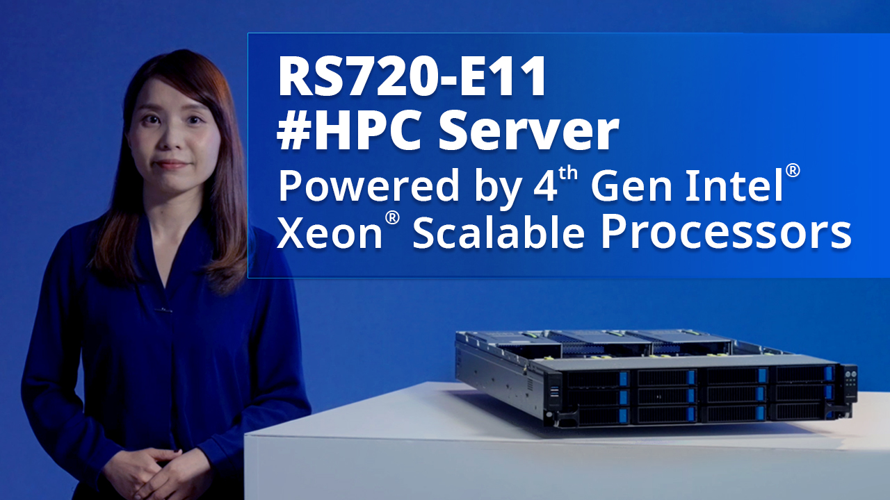 RS720-E11 HPC server talk video